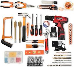 112 Piece Power Tool Combo Kits with 21V Cordless Drill Professional Household