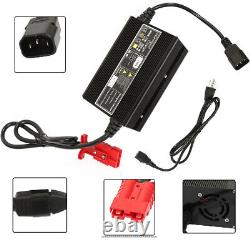 24V Floor Scrubber Battery Charger with SB50 Style RED Connector 10 Amp 1.1m