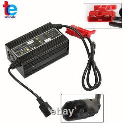 24V Floor Scrubber, Pallet Battery Charger with SB120 120A RED Connector 1.1m
