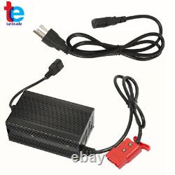 24V Floor Scrubber, Pallet Battery Charger with SB120 120A RED Connector 1.1m