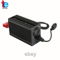 24V Floor Scrubber, Pallet Battery Charger with SB120 120A RED Connector 1.1m