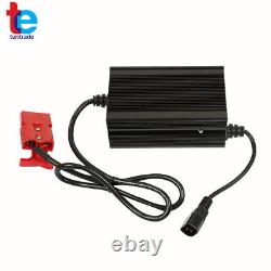 24V Floor Scrubber, Pallet Battery Charger with SB120 120A RED Connector 1.1m