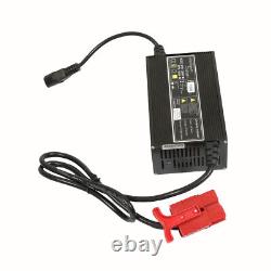 24V Floor Scrubber Pallet Jack Battery Charger with SB120 120A Connector RED