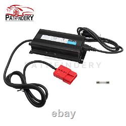 24V Floor Scrubber, Pallet Jack Battery Charger with SB120 120A RED Connector