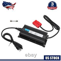 24V Floor Scrubber, Pallet Jack Battery Charger with SB120 120A RED Connector