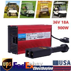 36 Volt 18 Amp Battery Charger Fit EzGo TXT Golf Cart Charger Powerwise D Plug