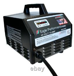 48V 18A Battery Charger Dual Pro Eagle Performance Series i4818CH with SB-50 Red