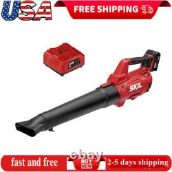 BL4714B-10 20V Brushless 400 CFM Leaf Blower With4.0Ah Battery & Charger NEW