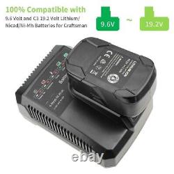 Battery Charger for Craftsman 19.2Volt Battery 11375 C3 DieHard 130279005 11376