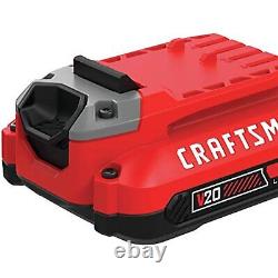 CRAFTSMAN V20 Battery & Charger Starter Kit, 2.0 Ah (CMCB202-2CK)
