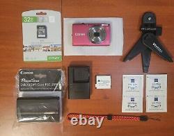 Canon PowerShot A2300 IS 16.0 MP Digital Camera 5x Zoom Battery, Charger, Case