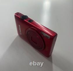 Canon PowerShot ELPH 300HS Red Camera withBattery Charger