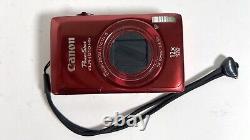 Canon PowerShot ELPH 510 HS 12.1MP Red Digital Camera with NEW BATTERY/NEW CHARGER