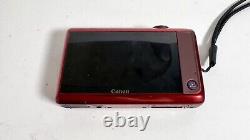 Canon PowerShot ELPH 510 HS 12.1MP Red Digital Camera with NEW BATTERY/NEW CHARGER