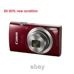 Canon PowerShot ELPH180 20MP Digital Camera Red With SD card, battery, charger