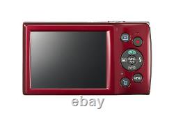 Canon PowerShot ELPH180 20MP Digital Camera Red With SD card, battery, charger