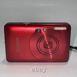 Canon PowerShot SD780 IS 12.1MP Digital Red ELPH Camera With Charger & Battery