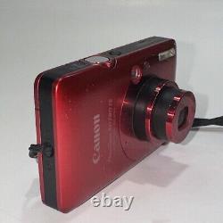 Canon PowerShot SD780 IS 12.1MP Digital Red ELPH Camera With Charger & Battery