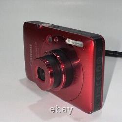 Canon PowerShot SD780 IS 12.1MP Digital Red ELPH Camera With Charger & Battery