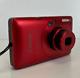 Canon Powershot Sd780 Is Digital Camera (red) With Battery & Charger Works