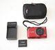 Canon Powershot A2200 Hd 14.1 Mp Digital Camera Red With Battery & Charger Tested