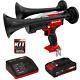 Einhell 18v Drill Train Horn Dual Black Air Trumpets Includes Battery +charger