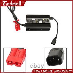 Findmall 24 V Floor Scrubber Battery Charger with SB50 Connector (10 Amp) Red