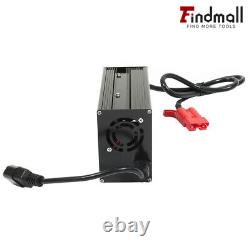 Findmall 24 V Floor Scrubber Battery Charger with SB50 Connector (10 Amp) Red