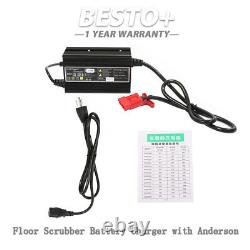 Floor Scrubber Battery Charger with Anderson 24V 10A SB50 Style RED Connector