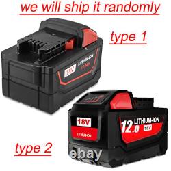 For Milwaukee M18 Lithium XC Extended Capacity Battery 48-11-1860 Charger 12.0AH