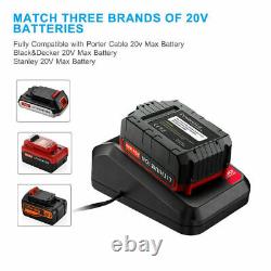 For PORTER CABLE PCC680L PCC685L PCC681L 20V Max Lithium-Ion Battery/ Charger