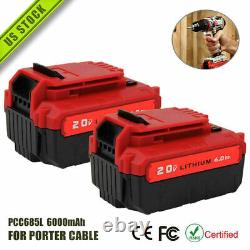 For PORTER CABLE PCC680L PCC685L PCC681L 20V Max Lithium-Ion Battery/ Charger