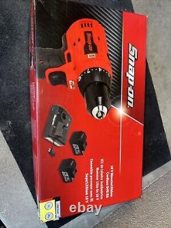 For snap on cdr9015hvk2 Cordless Drill Kit New Red 18v Drill/battery/charger