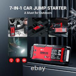 GOOLOO 4000A Car Jump Starter 100W Fast Charger 12V Battery Portable Jump Box US