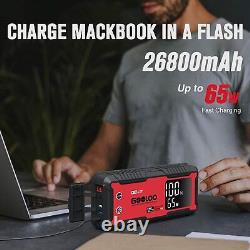 GOOLOO GT4000 Car Jump Starter 4000A 100W Fast-Charging Battery Charger Portable