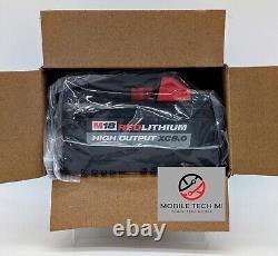 Genuine Milwaukee M18 2 Pack XC8.0 HIGH OUTPUT 8.0 Ah Battery with Rapid Charger