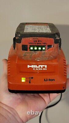 HILTI AG 500-A22 Cordless Grinder with B22 8.0 Battery & Charger Works Great