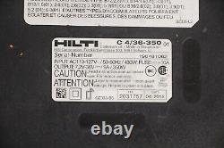 HILTI Li-ion Battery Charger 115V C 4/36 350 Auto Cooling 22 Volt