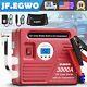 Jf. Egwo Universal Jump Starter Booster Air Compressor Battery Charger 3000a Red
