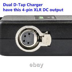 Kastar Battery D-Tap Charger for RED DIGITAL CINEMA DSMC2 BRAIN with GEMINI 5K S35