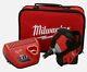 Milwaukee 2458-21 Cordless Palm Nailer M12 12-volt Battery Charger Tool Bag New