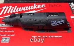 Milwaukee 2525-21 M12 12V Cordless Brushles Rotary Kit Battery Charger Bag BLACK