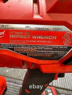 Milwaukee 2767-20 M18 1/2 High Torque Impact Wrench with 5ah Battery + Charger