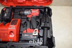 Milwaukee 2804-22 M18 FUEL Brushless 1/2 in. Hammer Drill Kit with2 (5AH)Batteries
