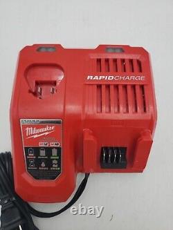Milwaukee 48-11-1840 M18 4AH & 48-11-2440 M12 4AH Battery Packs + Rapid Charger