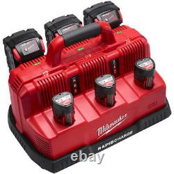 Milwaukee 48-59-1807 M12/M18 12/18V 6-Port Rapid Charge Station