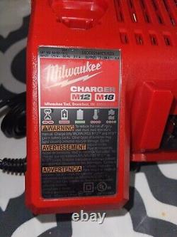 Milwaukee 48-59-1812 M18 & M12 Multi-Voltage Battery Charger Red