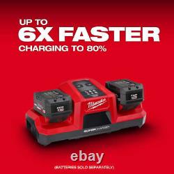 Milwaukee 48-59-1815 M18 18V Dual Bay Simultaneous Super Charger