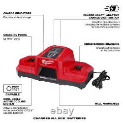 Milwaukee 48-59-1815 M18 18V Dual Bay Simultaneous Super Charger