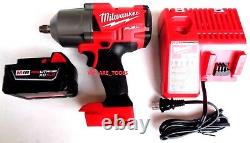 Milwaukee FUEL 2767-20 18V 1/2 Impact Wrench, (1) 48-11-1850 Battery, Charger M18